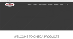 Desktop Screenshot of omega-products.com